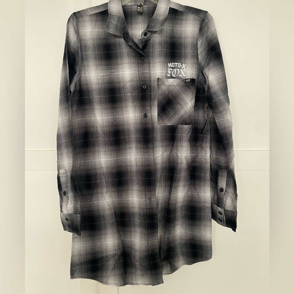 Women’s Fox flannel dress